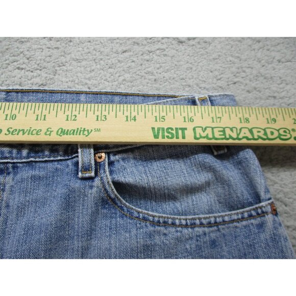 VTG Y2K Levi's Jeans Men's 38x32 Blue 505 Regular Straight Leg Denim Pants - Picture 3 of 9